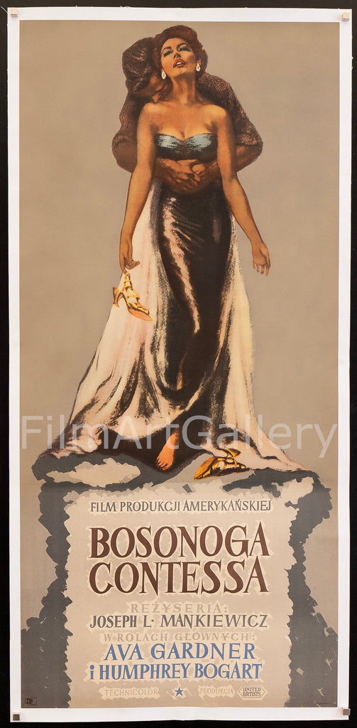 The Barefoot Contessa Movie Poster 1950's French panel (47x63)