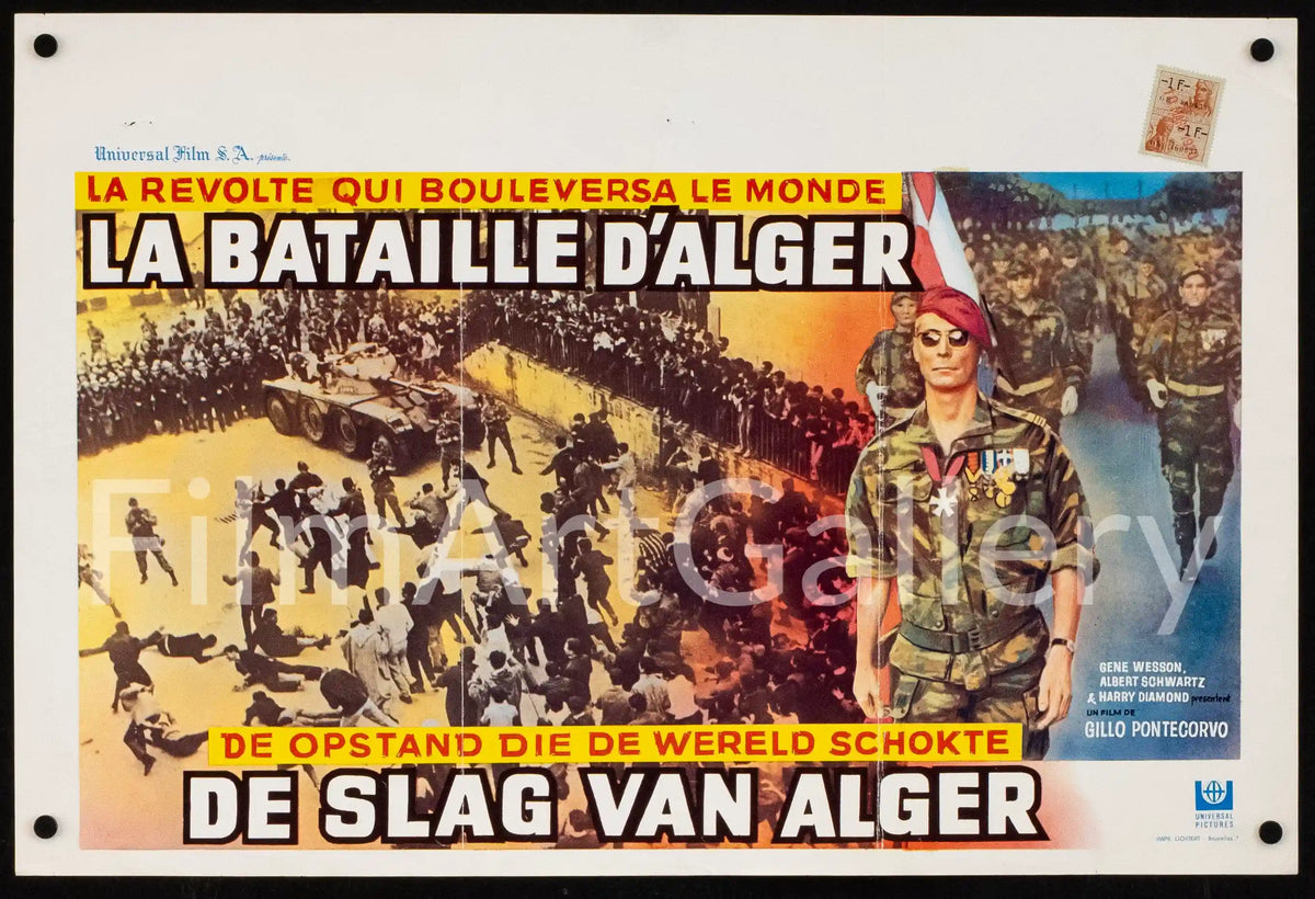 The Battle of Algiers Original Vintage Movie Poster