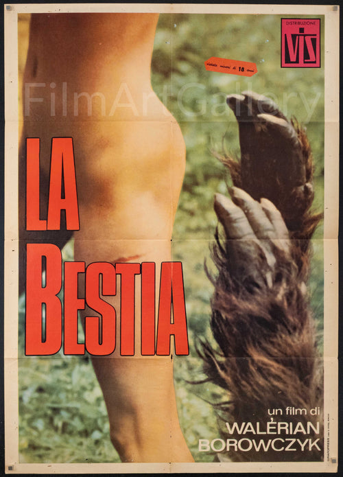 The Beast (La Bete) Original Vintage Movie Poster