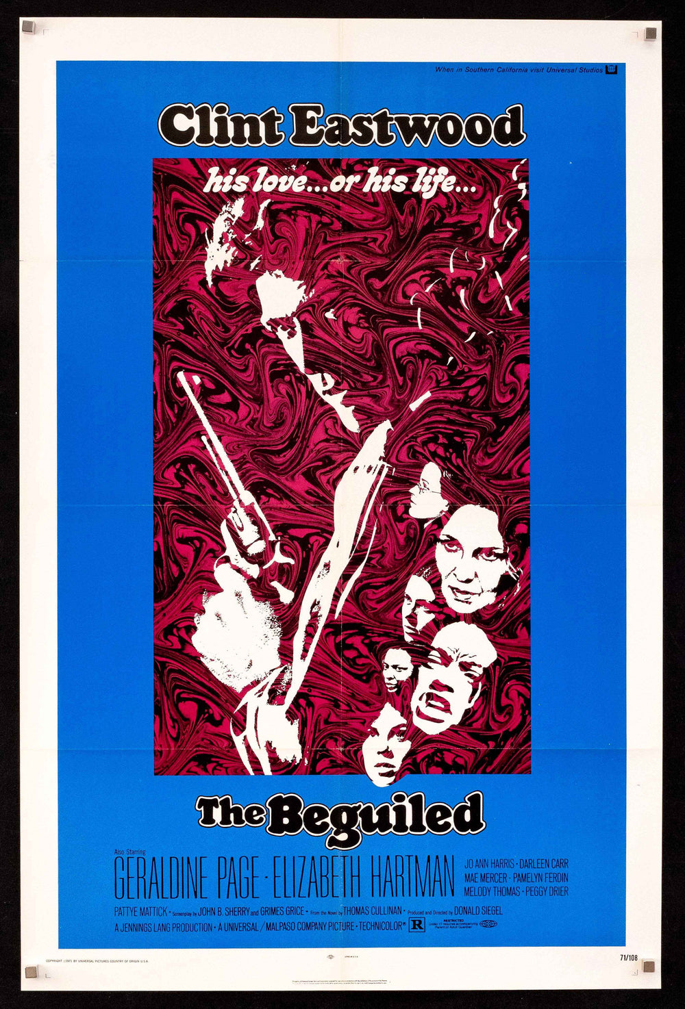 The Beguiled Original Vintage Movie Poster
