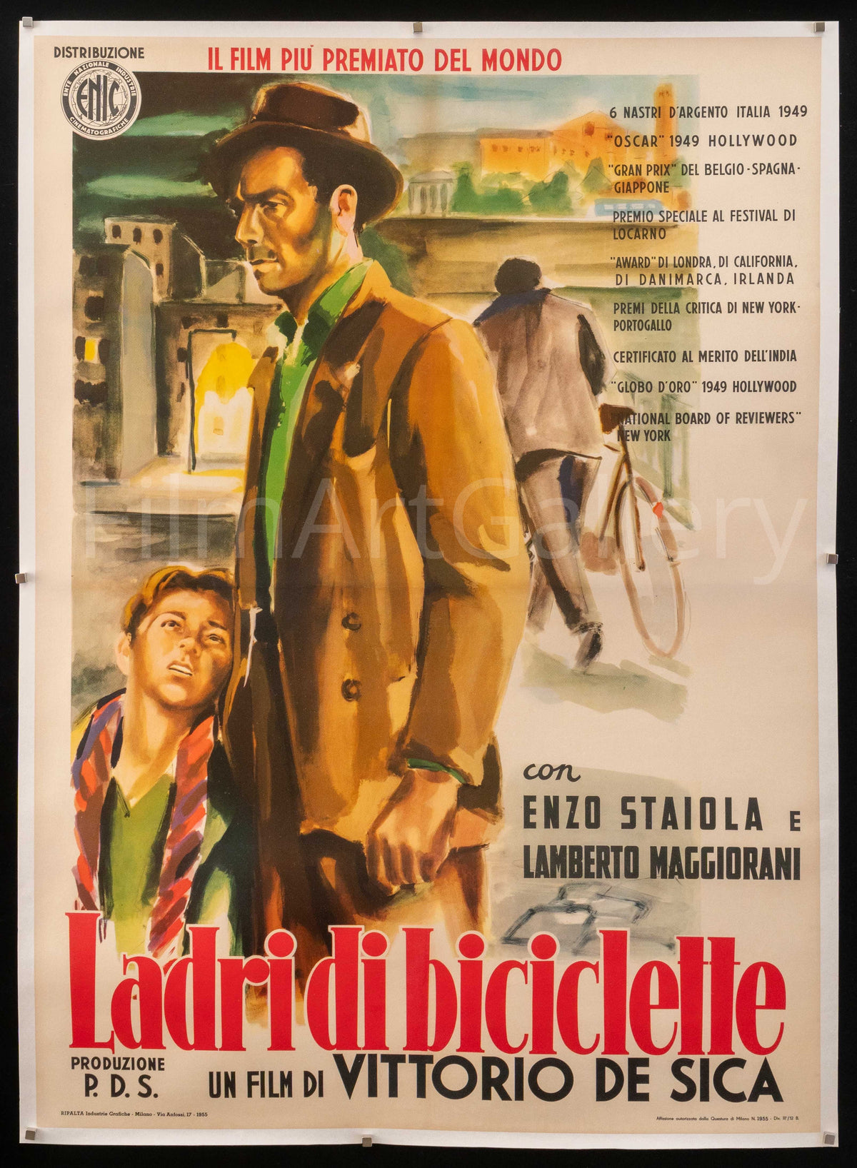 The Bicycle Thief (Ladri Di Biciclette) Original Vintage Movie Poster