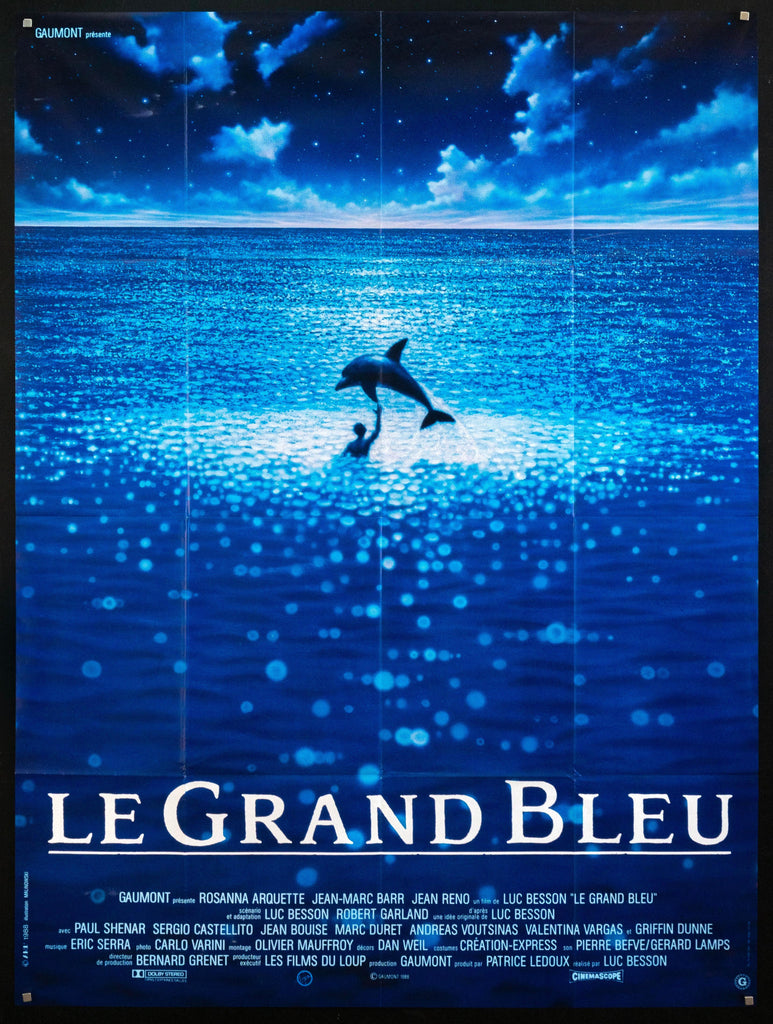 The Big Blue (Le Grand Bleu) Original Vintage Movie Poster
