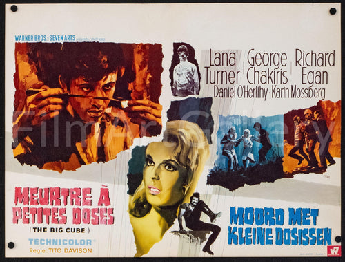 The Big Cube Original Vintage Movie Poster