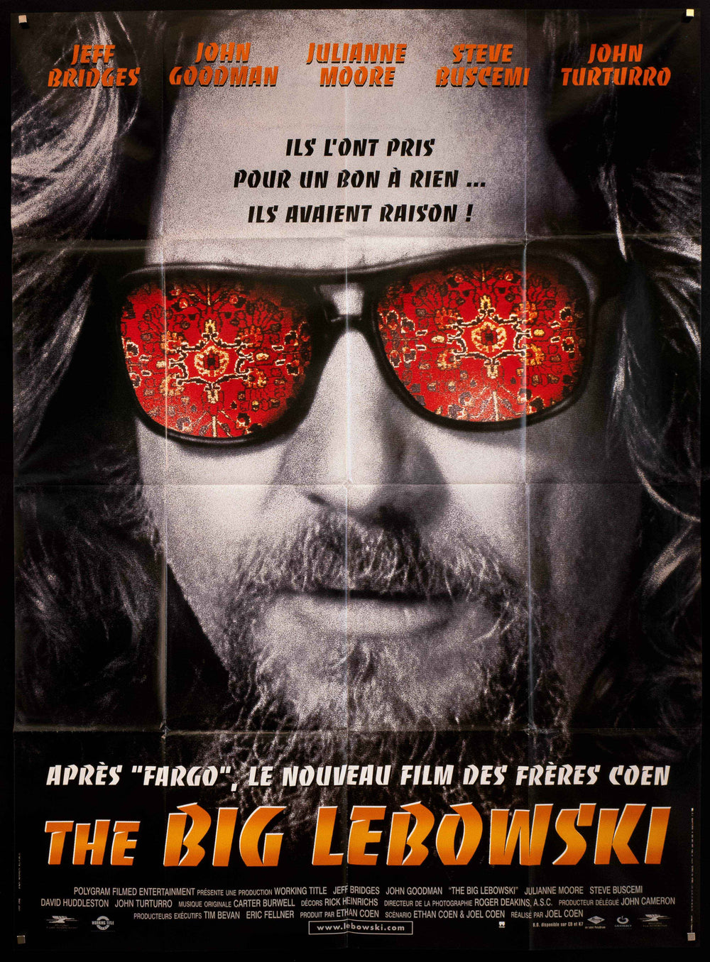 The Big Lebowski Original Vintage Movie Poster