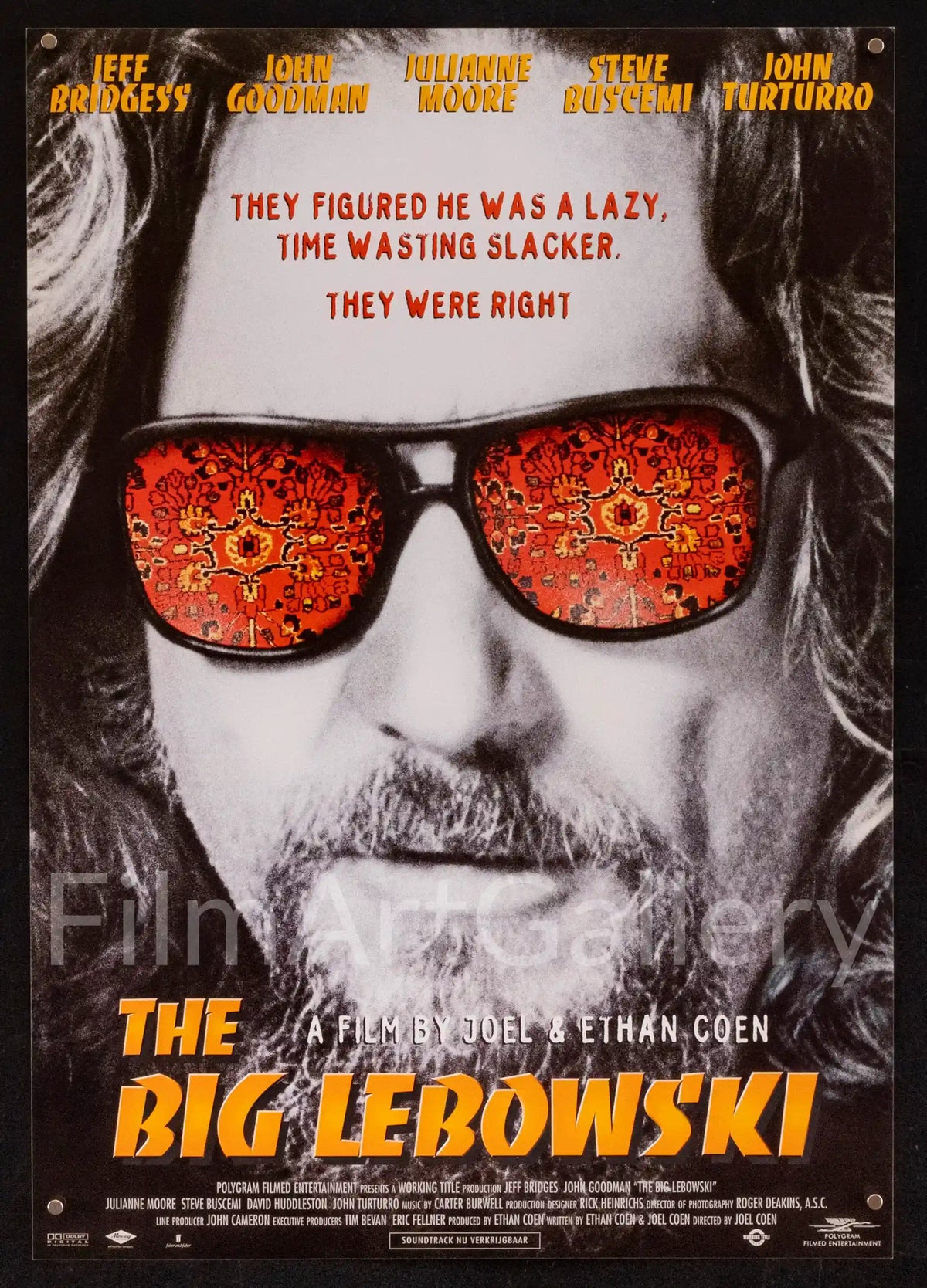 The Big Lebowski Original Vintage Movie Poster