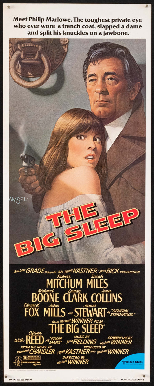 The Big Sleep Original Vintage Movie Poster