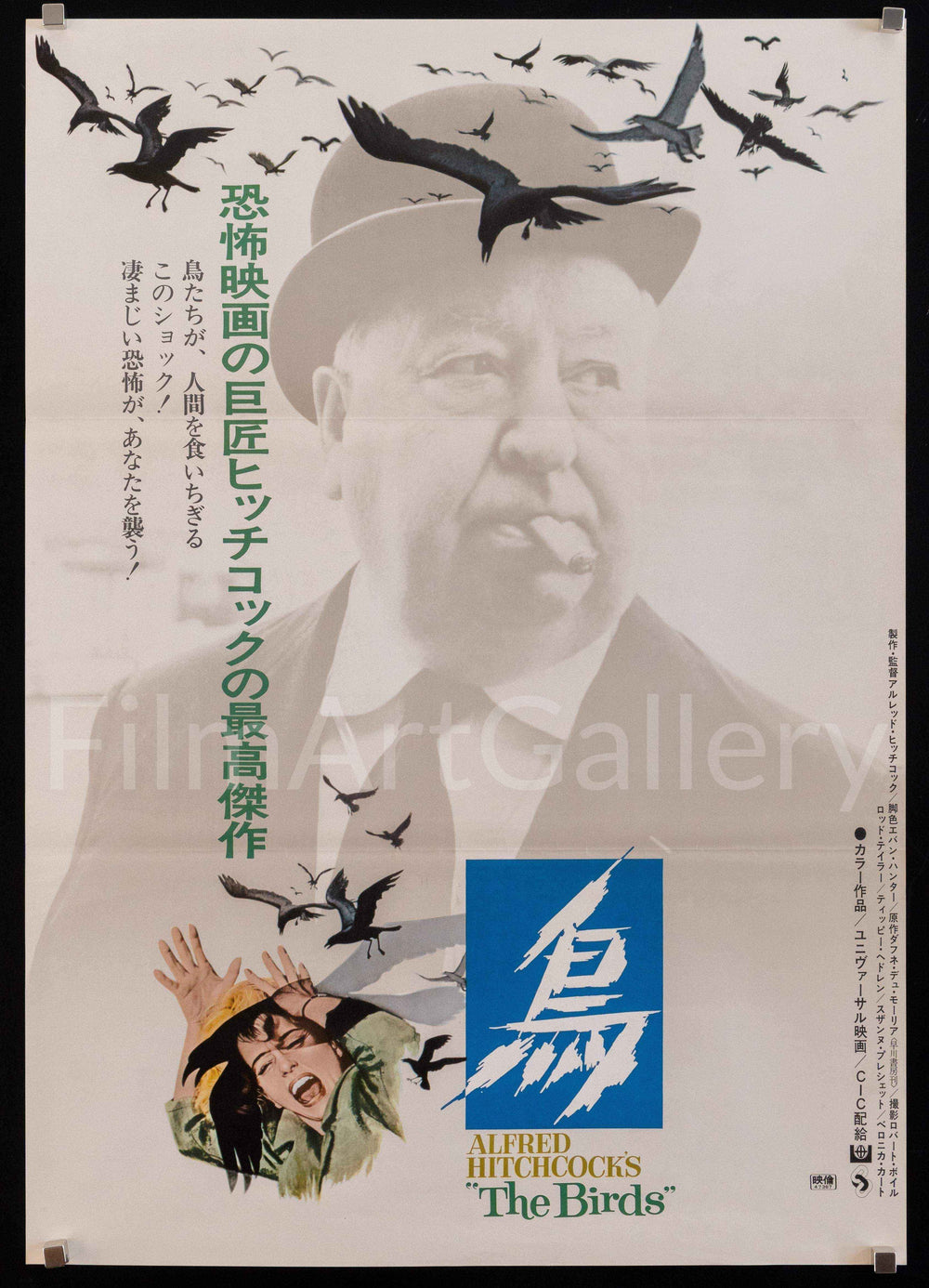 The Birds Original Vintage Movie Poster