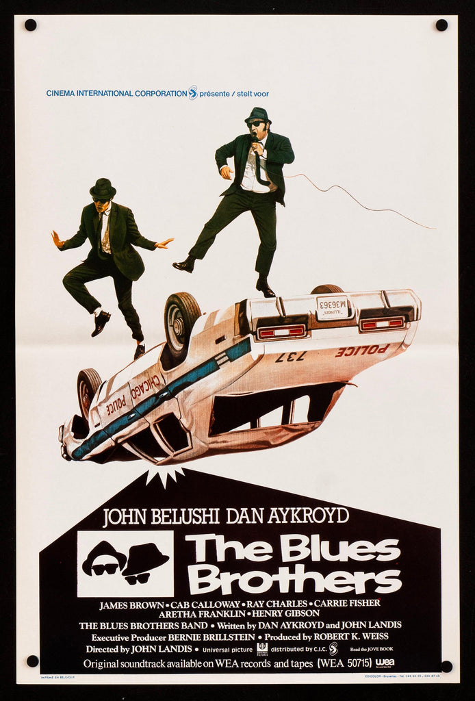 The Blues Brothers Belgian (14x22) Original Vintage Movie Poster