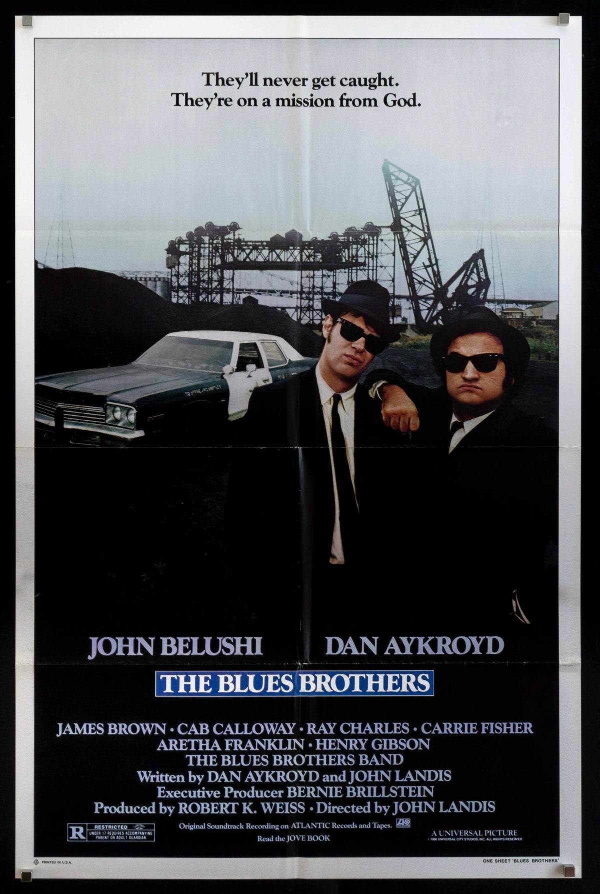 The Blues Brothers Original Vintage Movie Poster