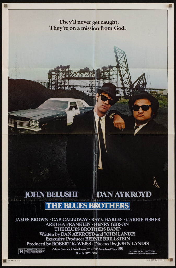 The Blues Brothers Original Vintage Movie Poster