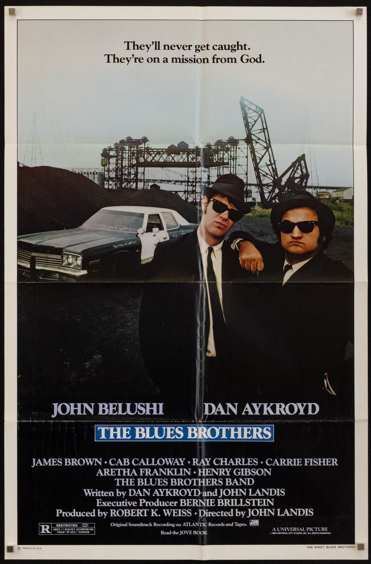 The Blues Brothers Original Vintage Movie Poster