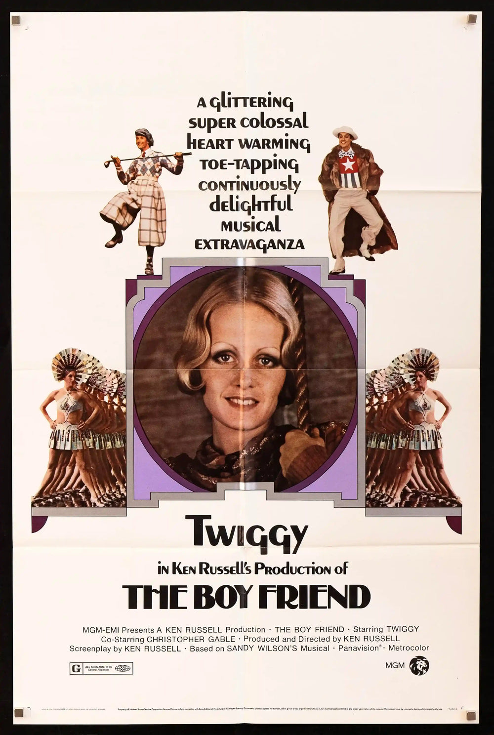 The Boy Friend (The Boyfriend) Original Vintage Movie Poster