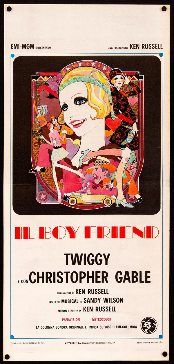 Original The Boy Friend Movie Poster - Twiggy - Ken Russell