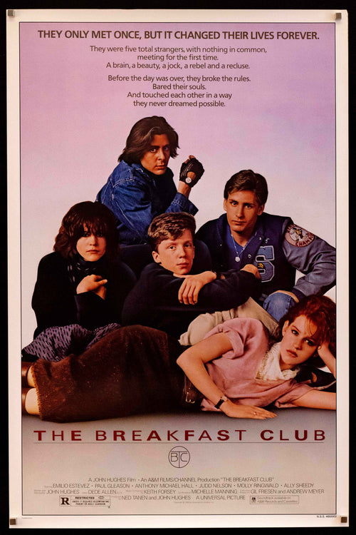 The Breakfast Club Original Vintage Movie Poster