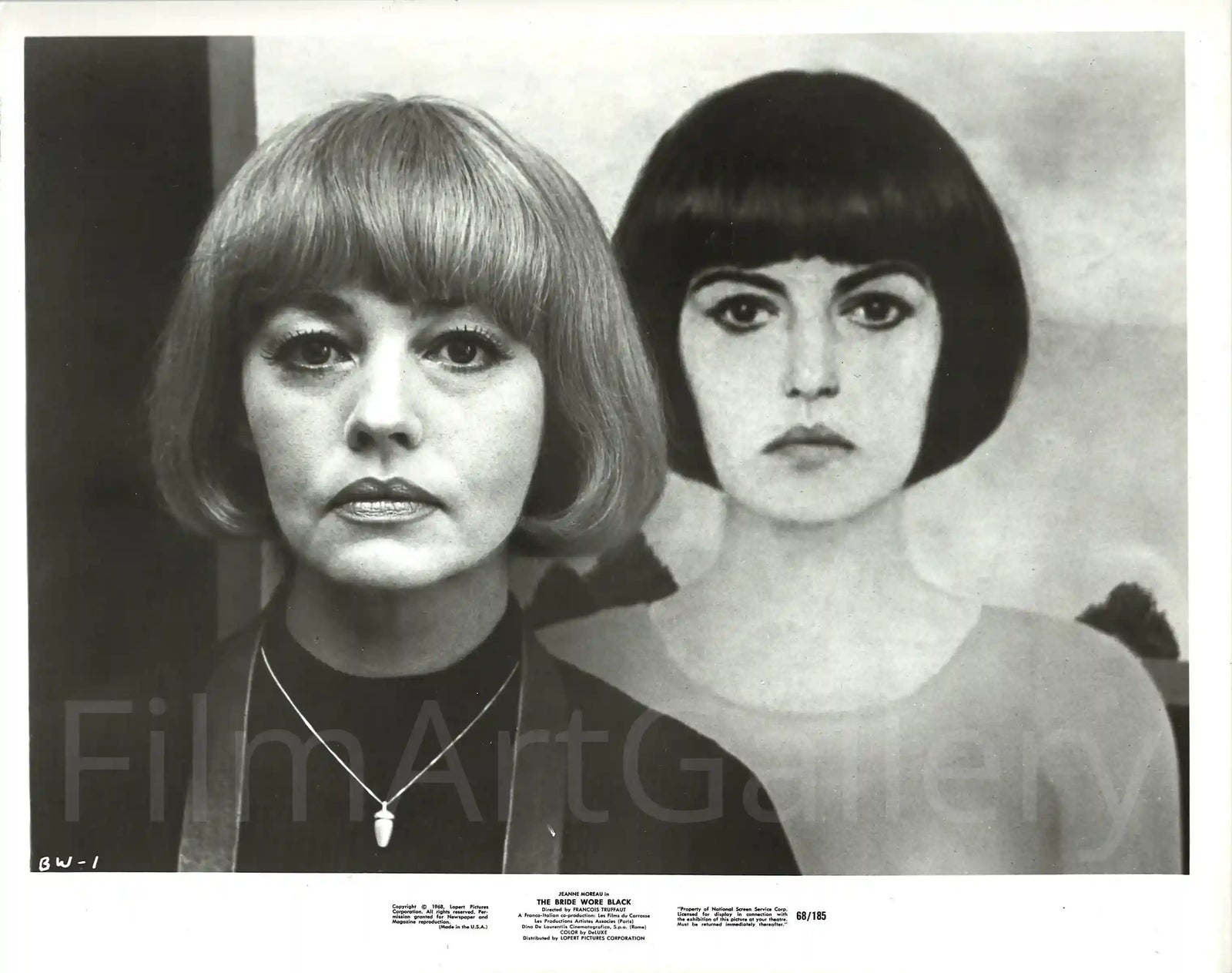 The Bride Wore Black (La Mariee Etait En Noir) Original Vintage Movie Poster