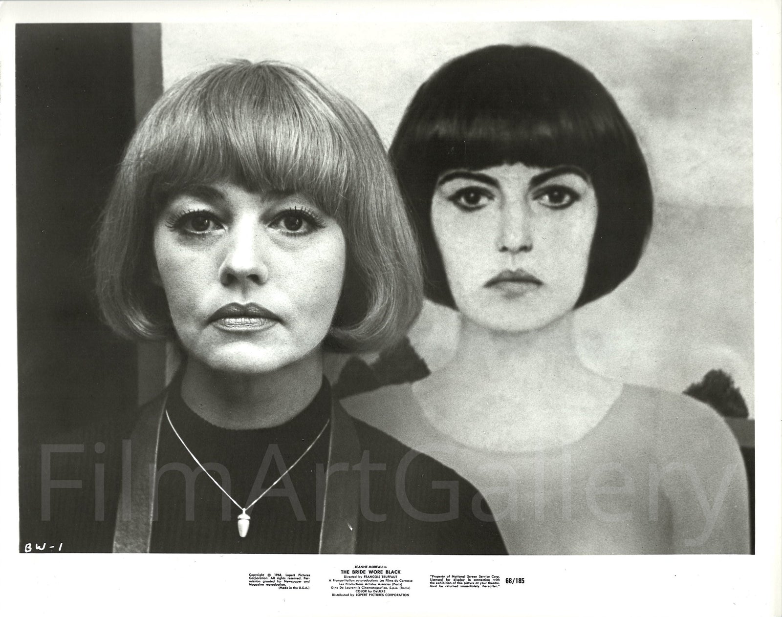 The Bride Wore Black (La Mariee Etait En Noir) Original Vintage Movie Poster