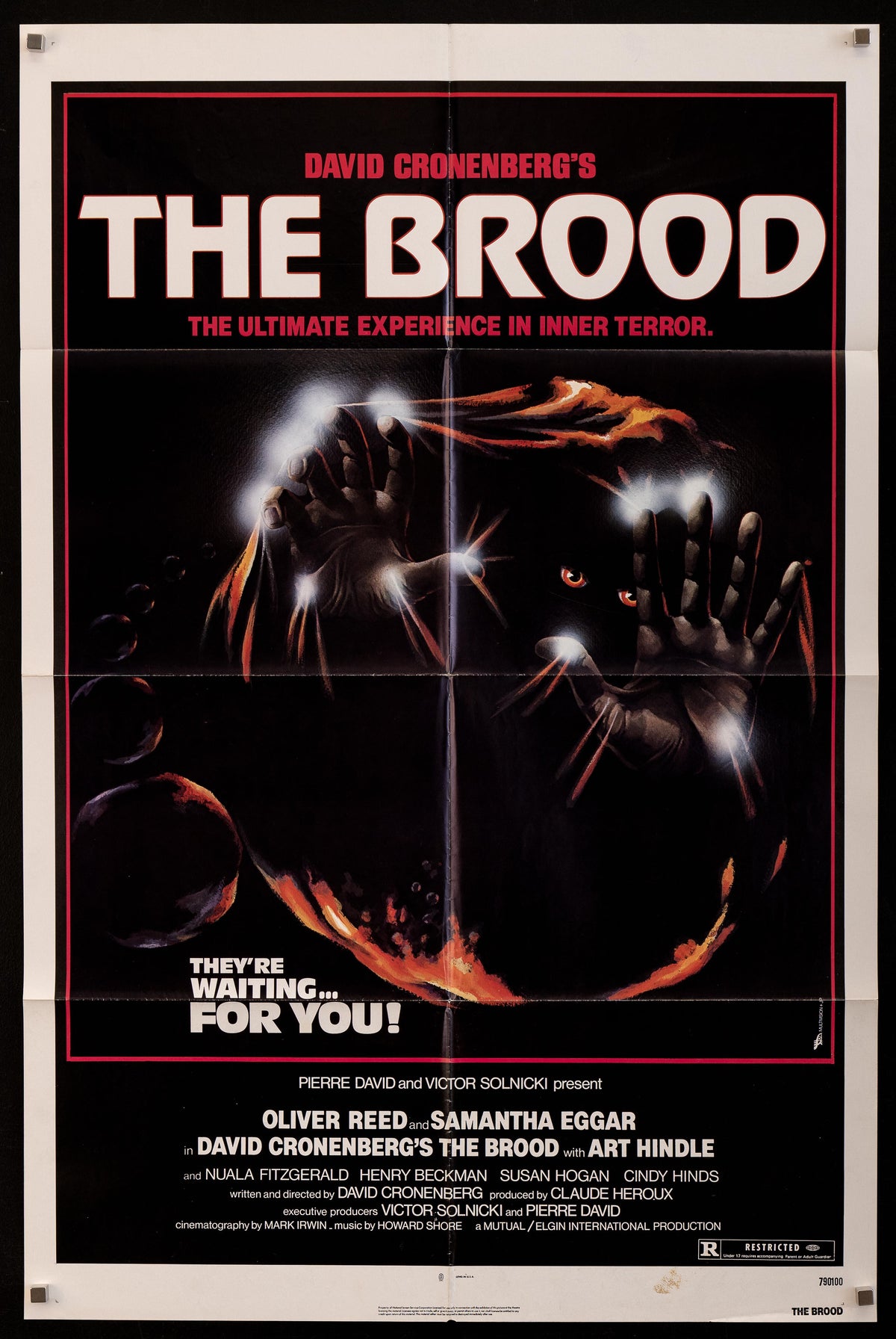 The Brood 1 Sheet (27x41) Original Vintage Movie Poster