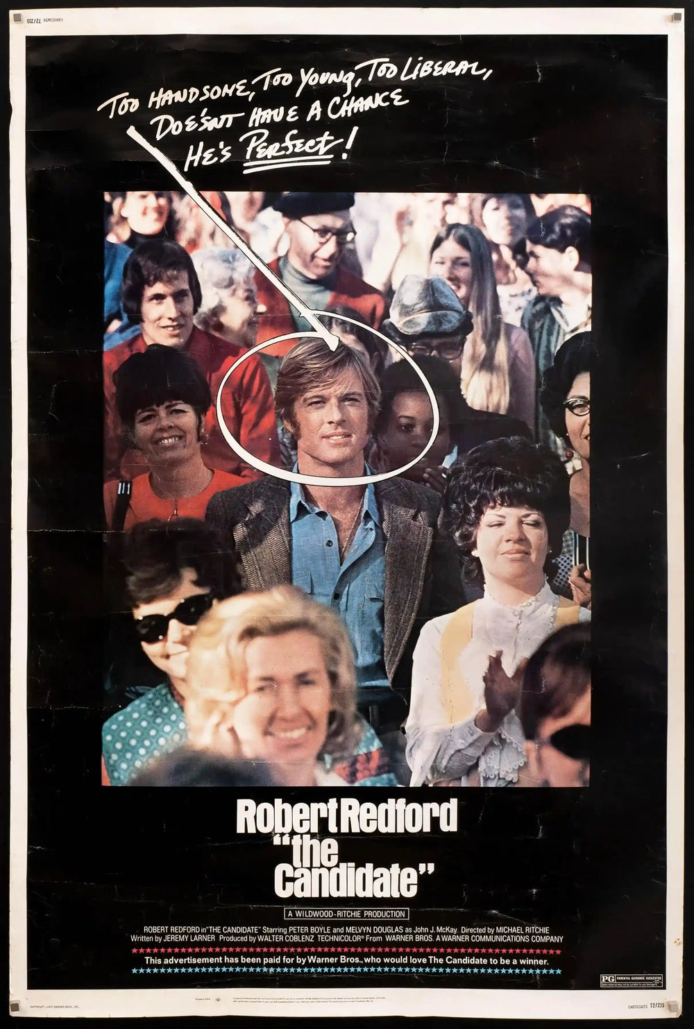 The Candidate Original Vintage Movie Poster