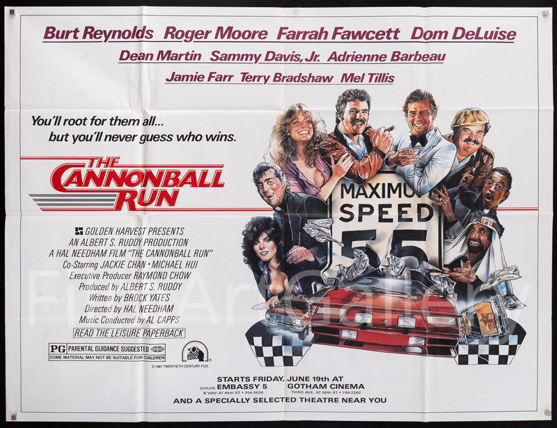 Cannonball Run (1981) Original One-Sheet Movie Poster - Original