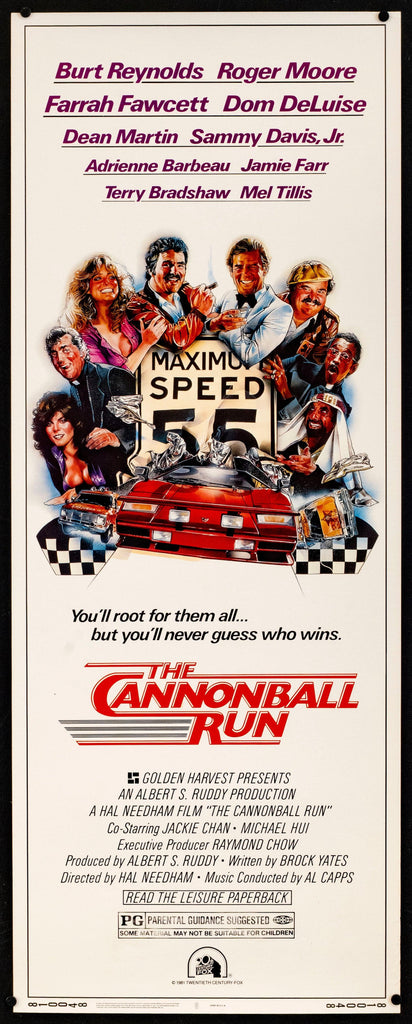 The Cannonball Run Original Vintage Movie Poster