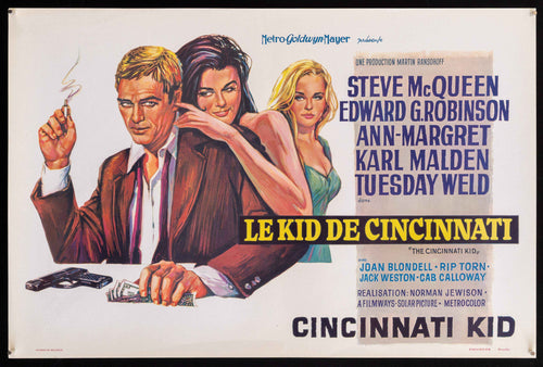 The Cincinnati Kid Original Vintage Movie Poster