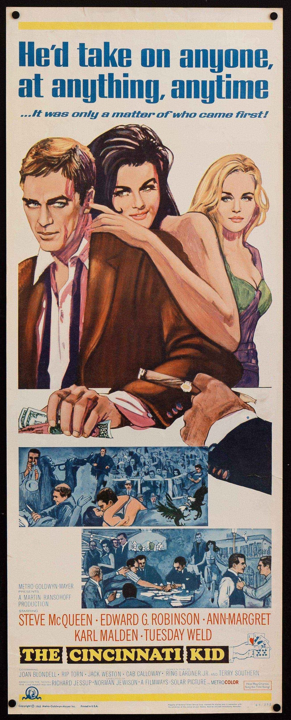 The Cincinnati Kid Original Vintage Movie Poster