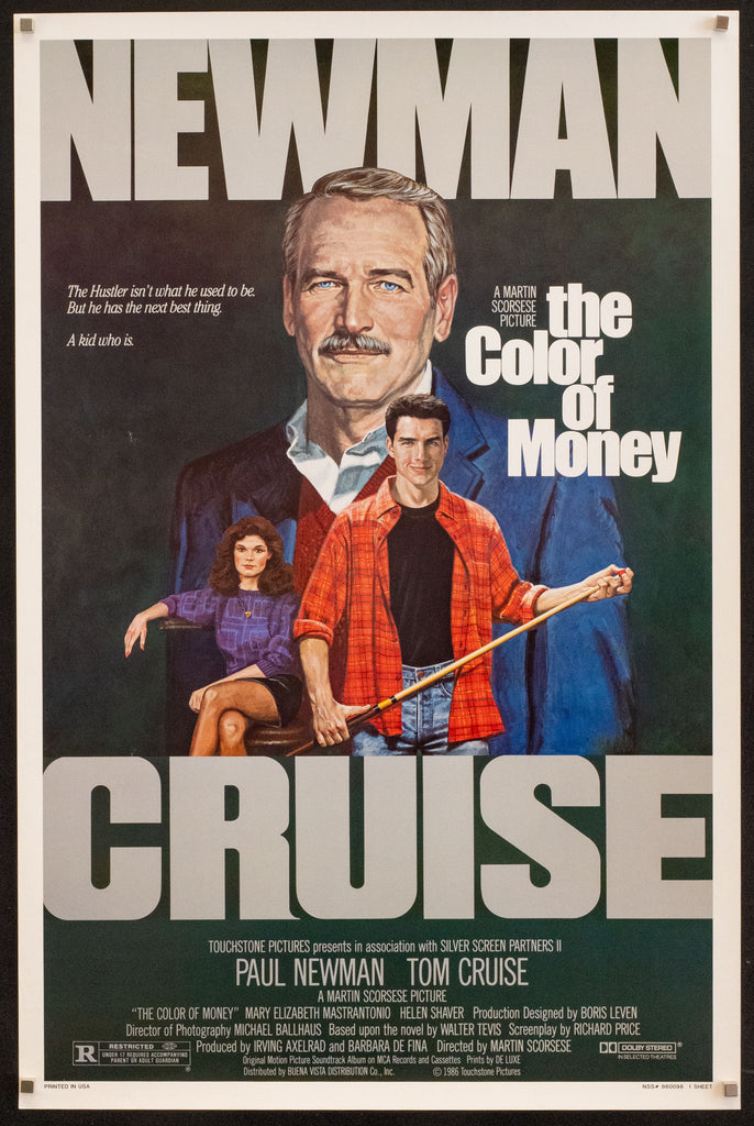 The Color of Money Original Vintage Movie Poster