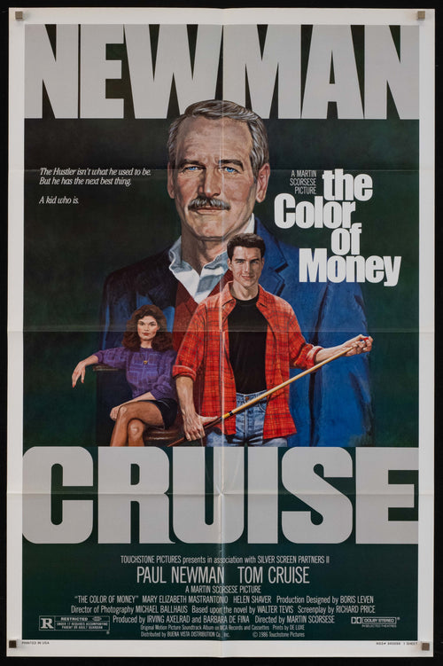 The Color of Money Original Vintage Movie Poster