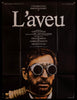 The Confession (L'aveu) French 1 panel (47x63) Original Vintage Movie Poster
