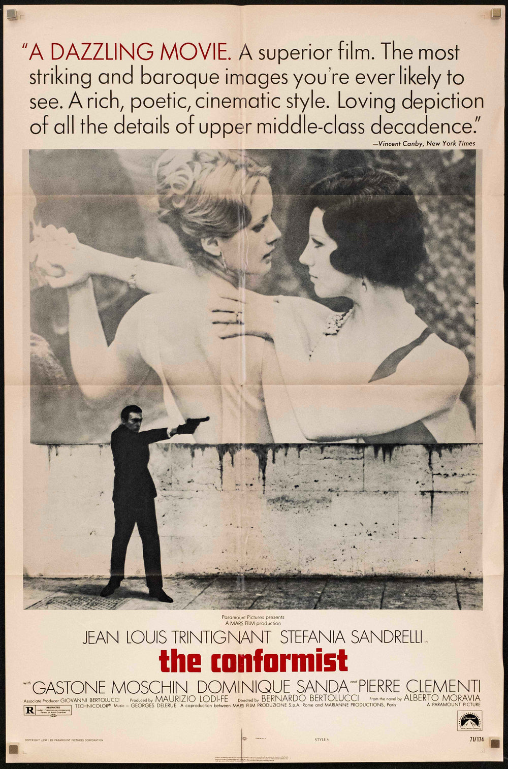 The Conformist (Il Conformista) Original Vintage Movie Poster