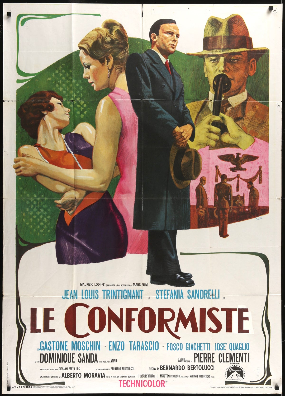 The Conformist (Il Conformista) Original Vintage Movie Poster