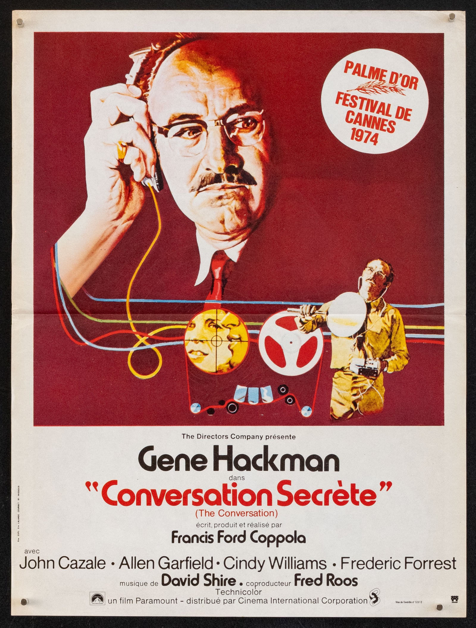 The Conversation Original Vintage Movie Poster