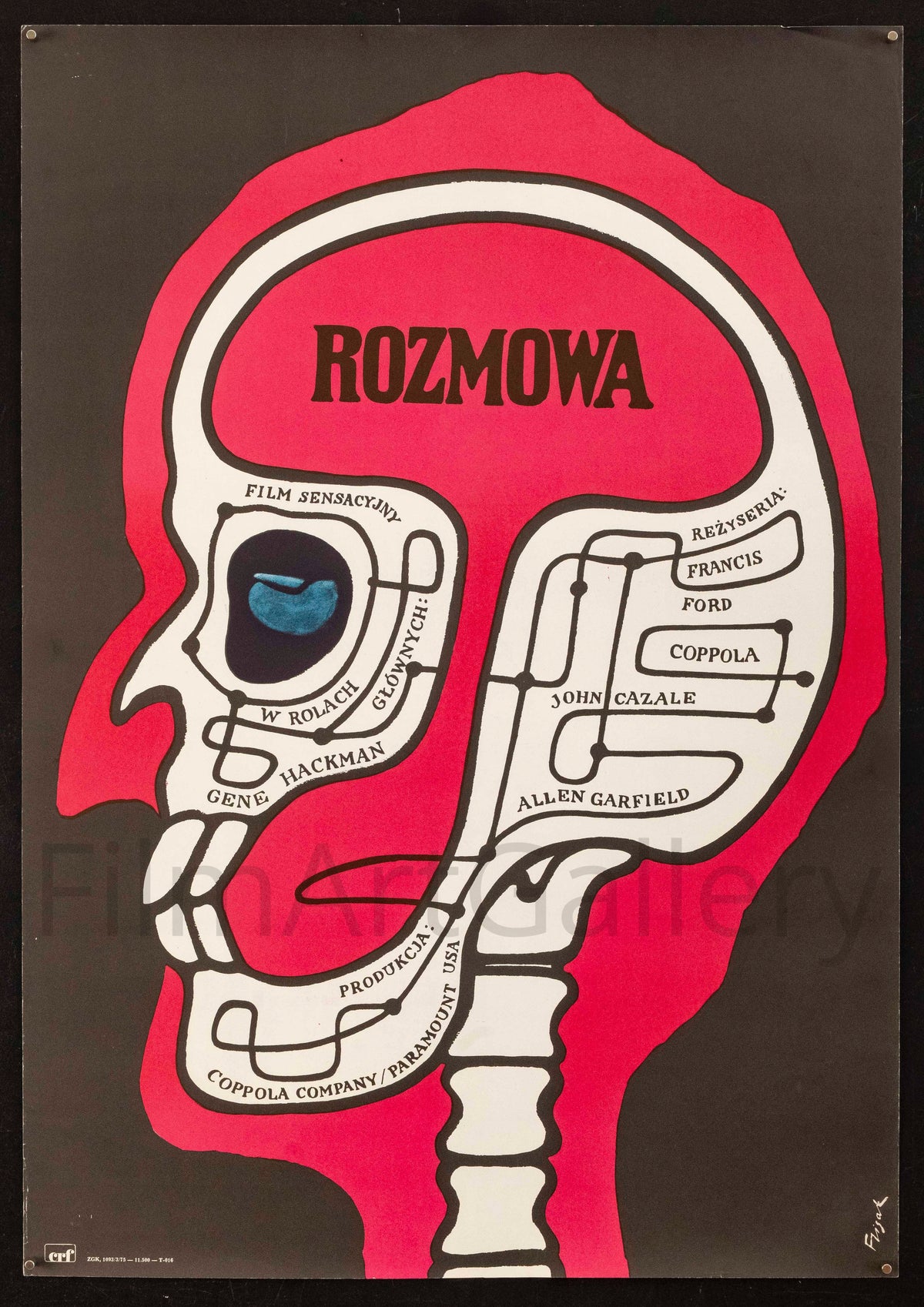 The Conversation Original Vintage Movie Poster