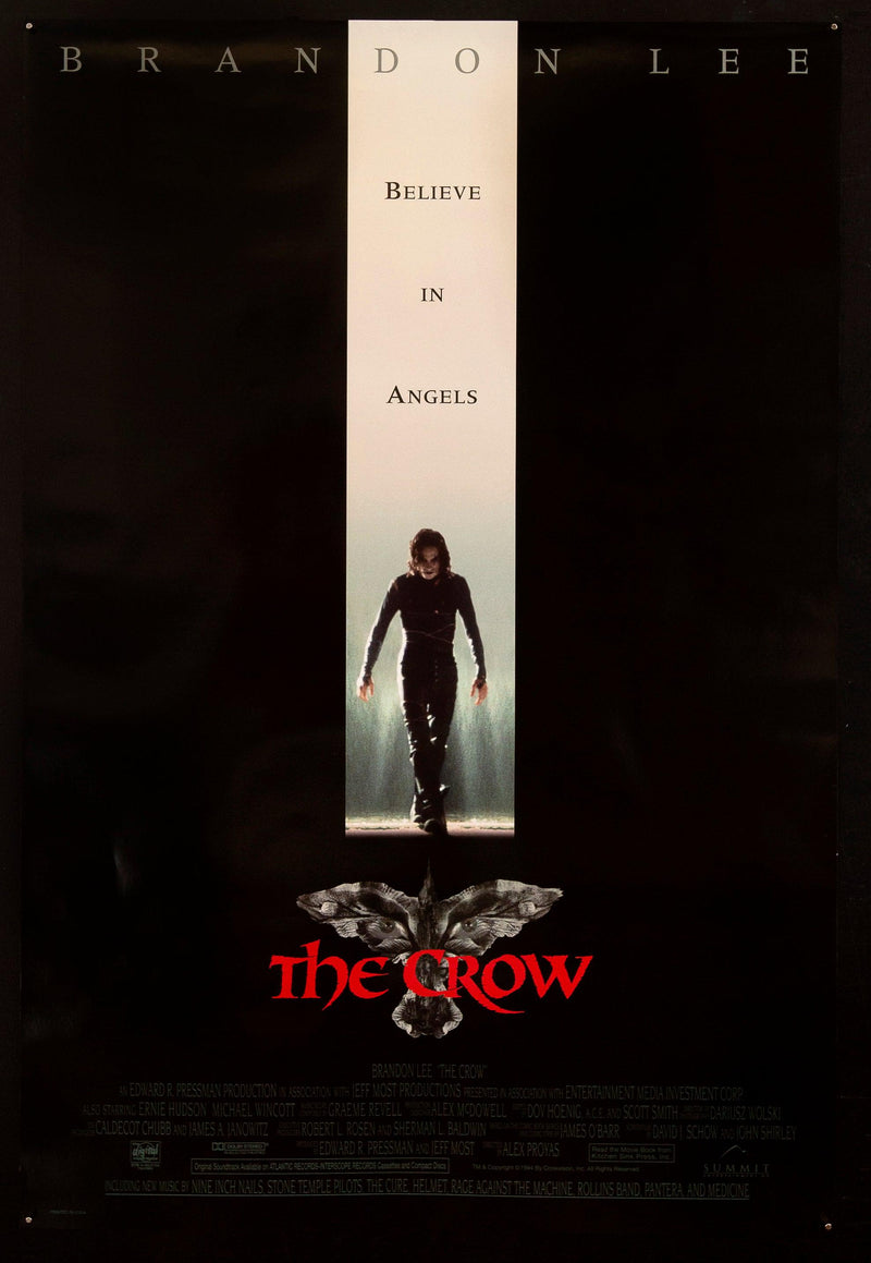 The Crow 1 Sheet (27x41) Original Vintage Movie Poster