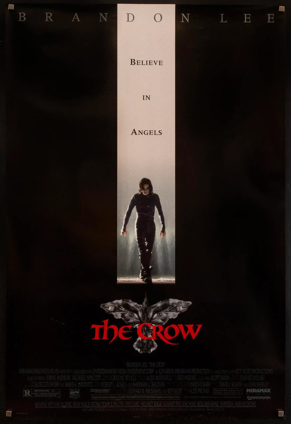 The Crow Original Vintage Movie Poster