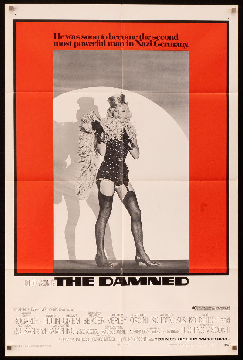 The Damned 1 Sheet (27x41) Original Vintage Movie Poster