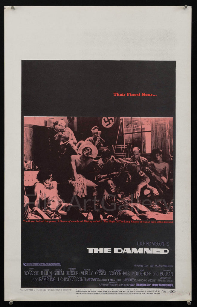 The Damned Original Vintage Movie Poster