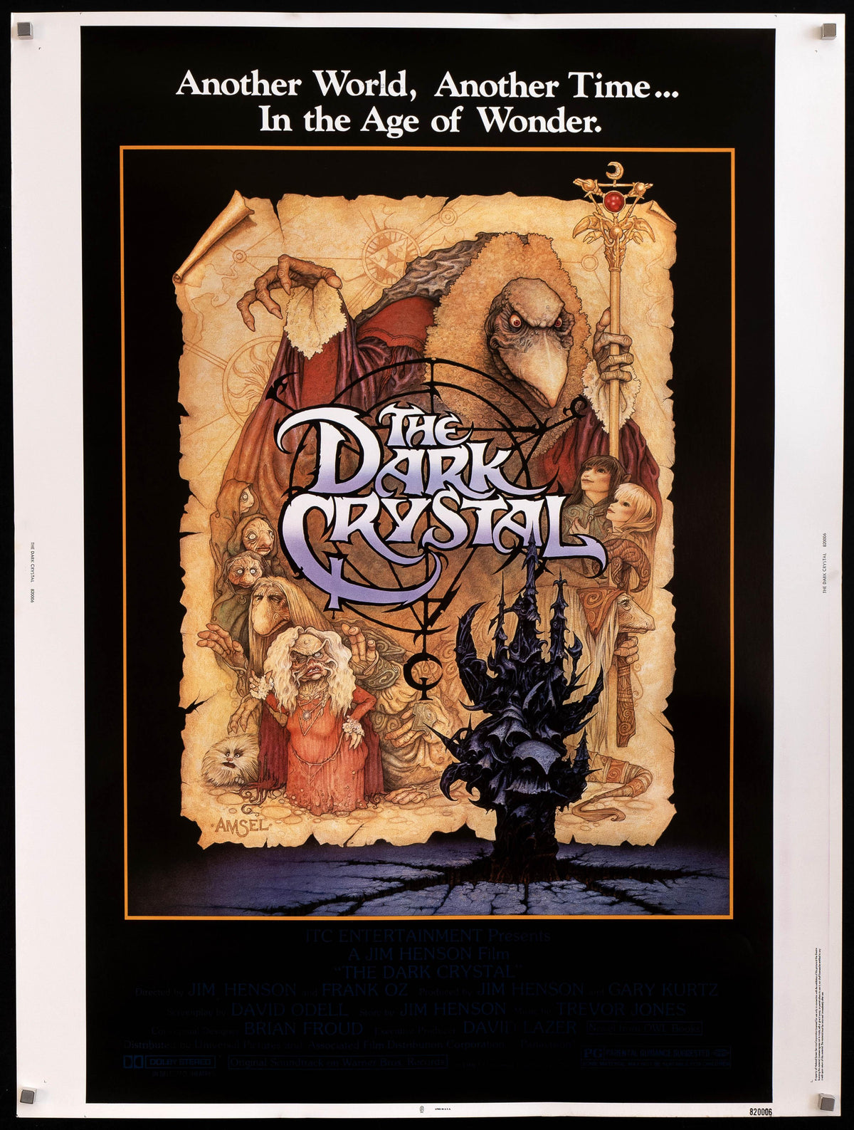 The Dark Crystal 30x40 Original Vintage Movie Poster