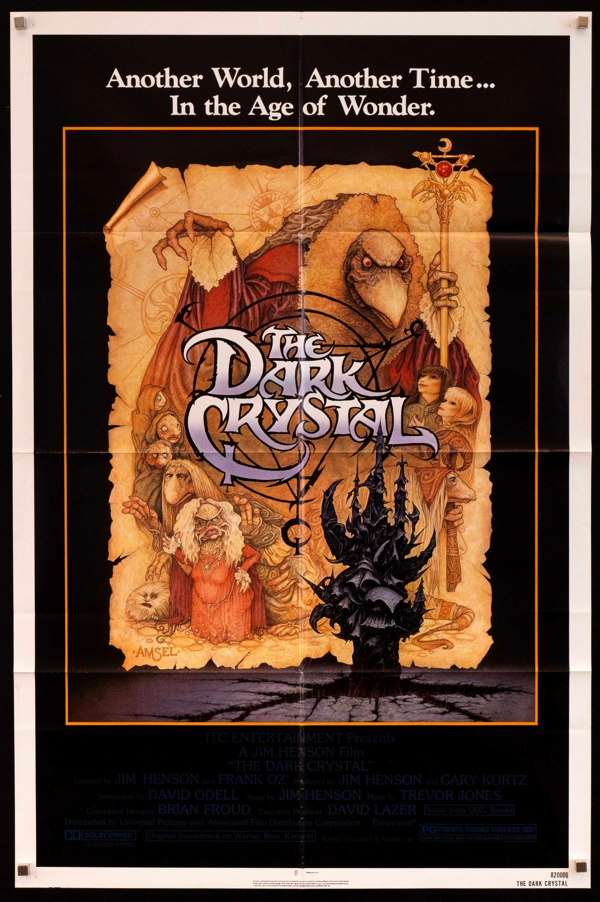 The Dark Crystal Original Vintage Movie Poster