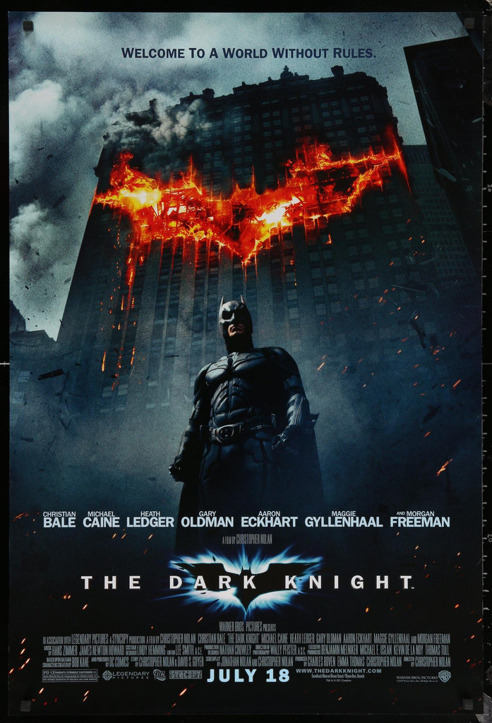 The Dark Knight 1 Sheet (27x41) Original Vintage Movie Poster