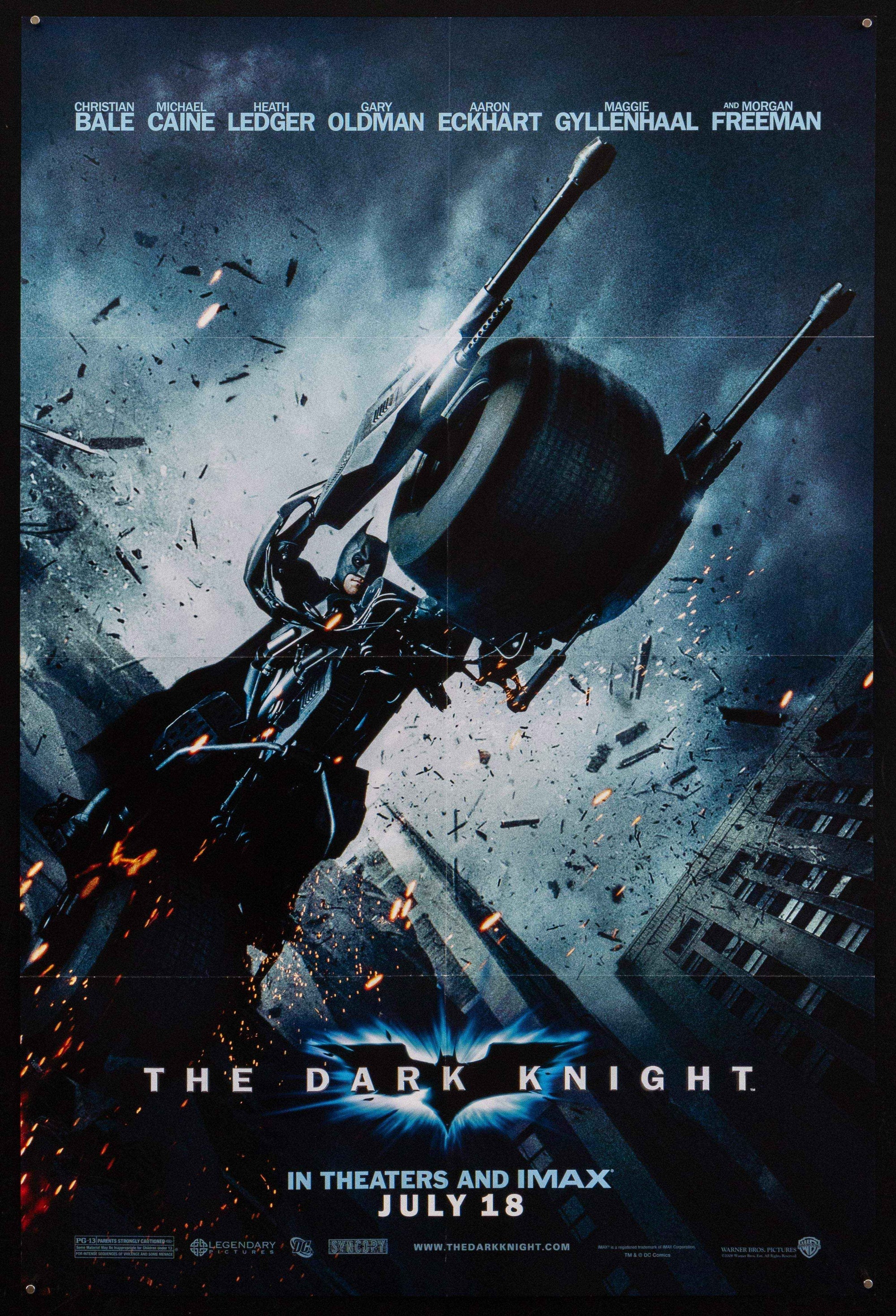 The Dark Knight Movie Poster 2008 1 Sheet 27x41 the-dark-knight-movie-poster-2008-1-sheet-27x41
