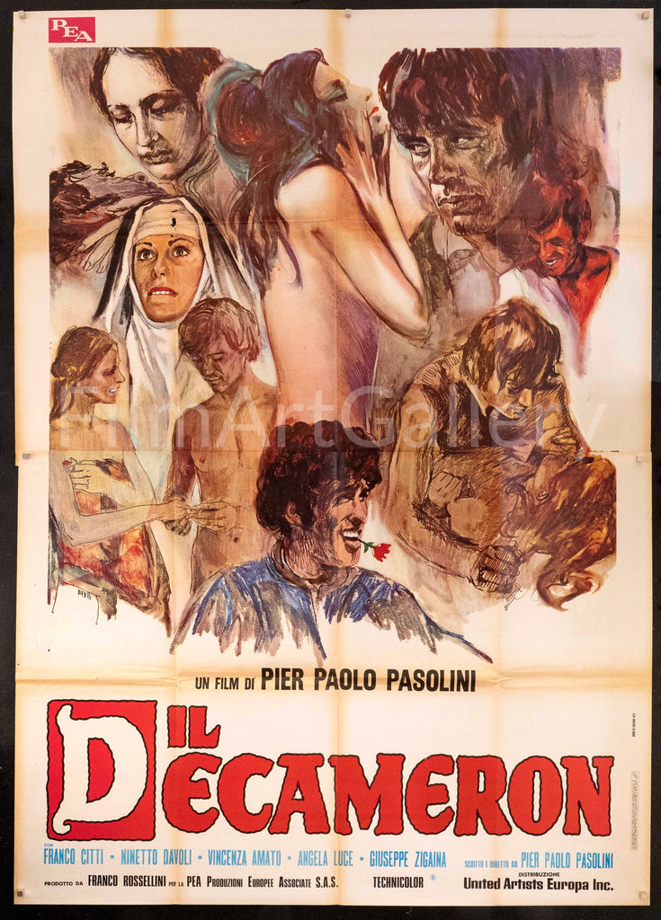 The Decameron Original Vintage Movie Poster