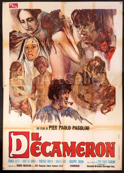 The Decameron Original Vintage Movie Poster
