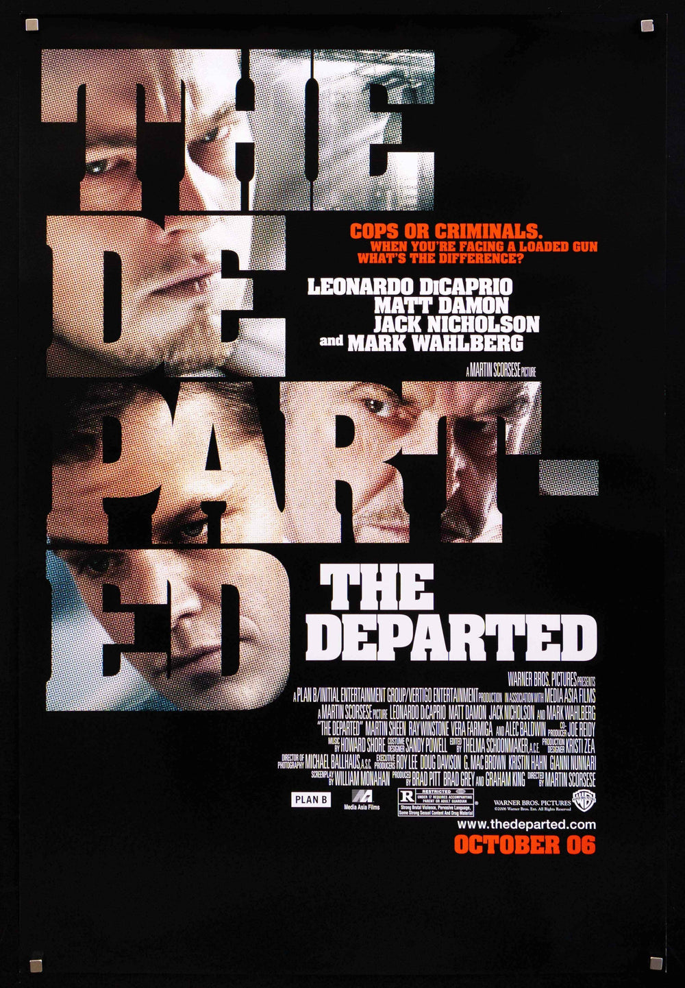 The Departed Original Vintage Movie Poster