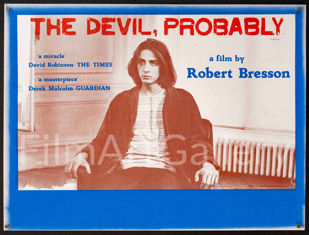 The Devil Probably Original Vintage Movie Poster