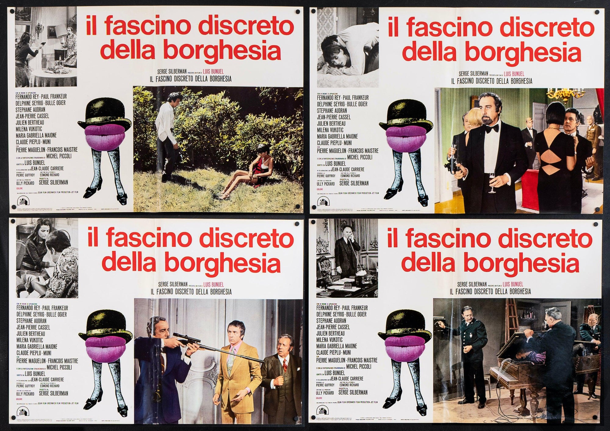 The Discreet Charm of the Bourgeoisie Italian Photobusta (8-18x26) Original Vintage Movie Poster