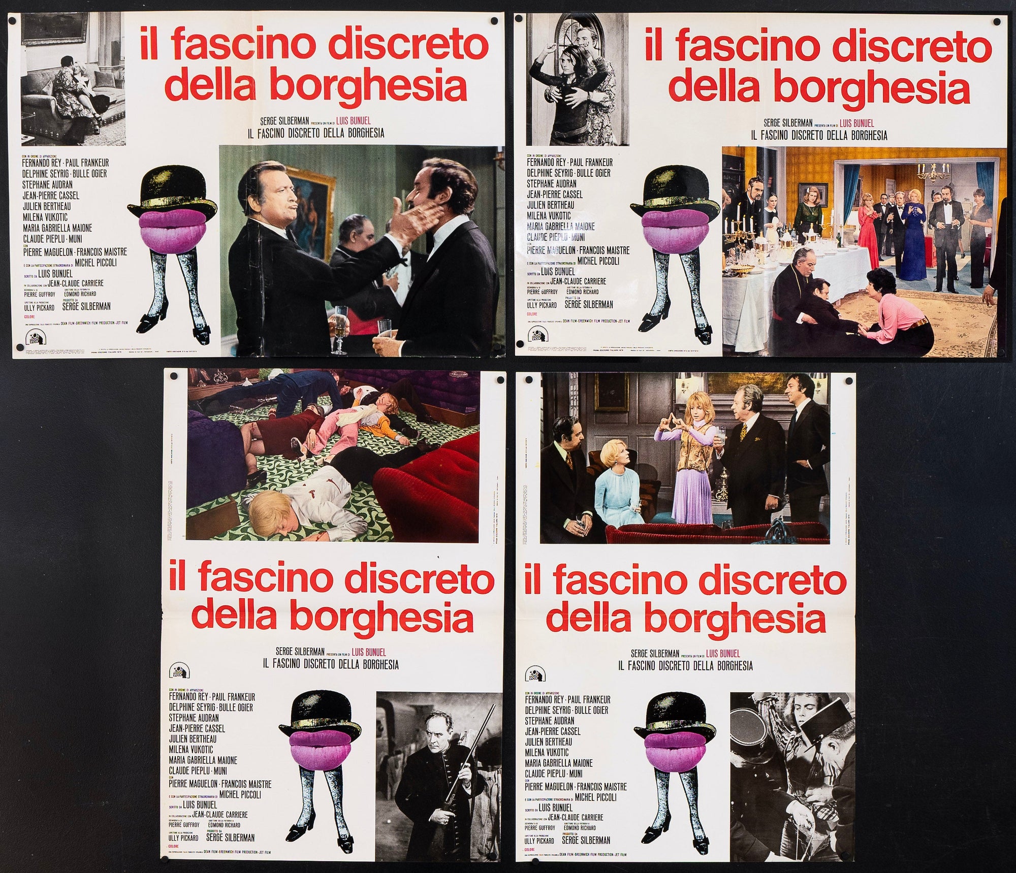 The Discreet Charm of the Bourgeoisie Italian Photobusta (8-18x26) Original Vintage Movie Poster