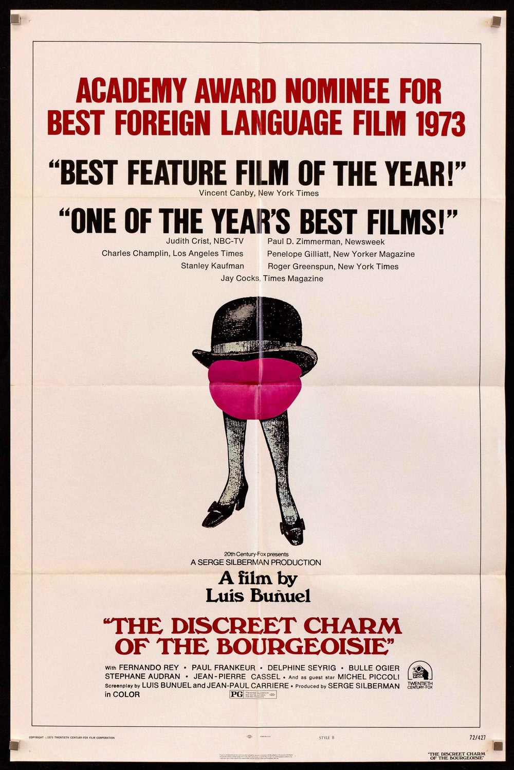 The Discreet Charm of the Bourgeoisie Original Vintage Movie Poster