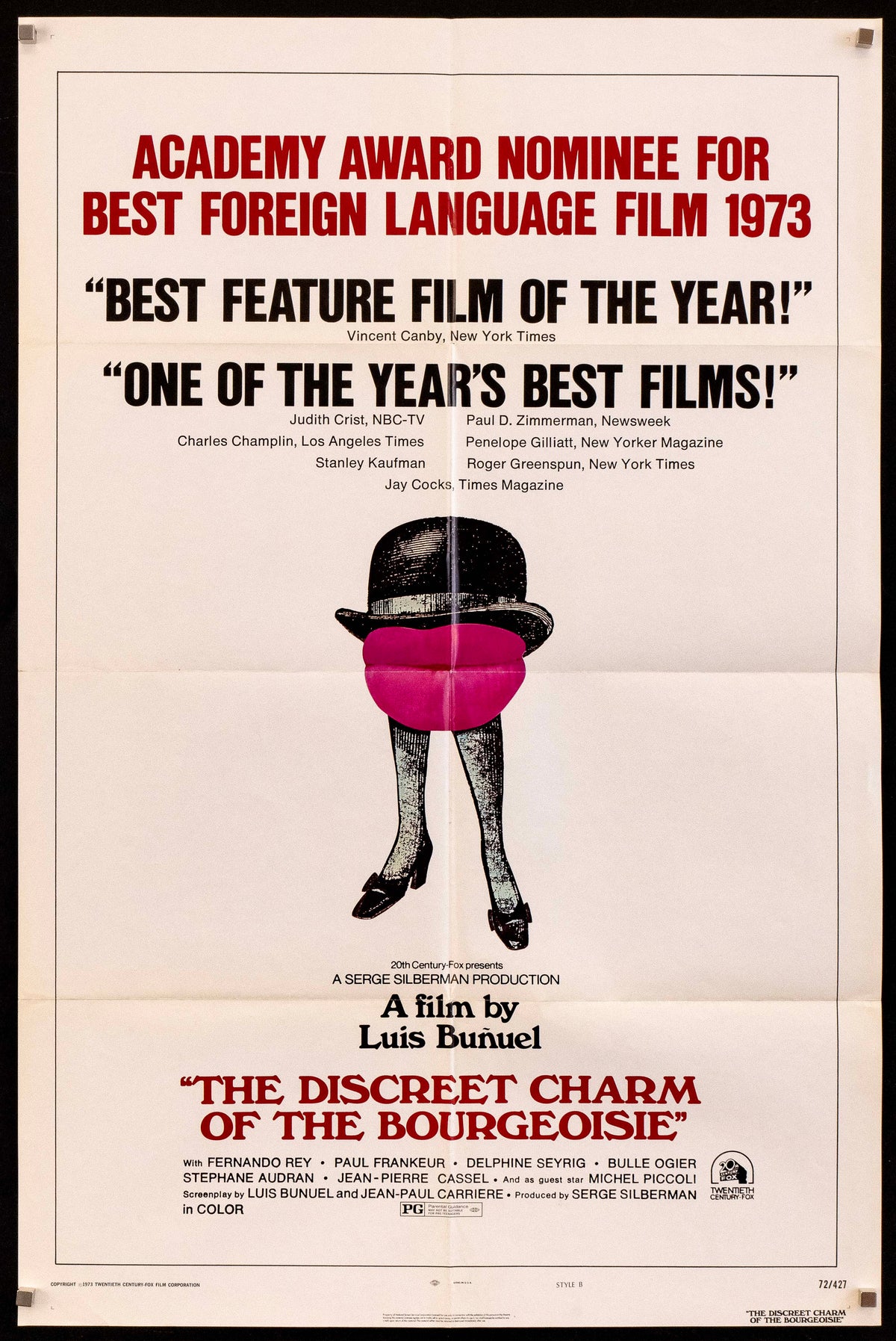 The Discreet Charm of the Bourgeoisie Original Vintage Movie Poster