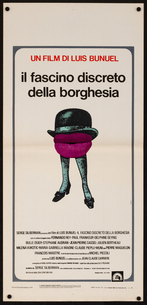 The Discreet Charm of the Bourgeoisie Original Vintage Movie Poster
